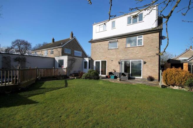 Rear of property
