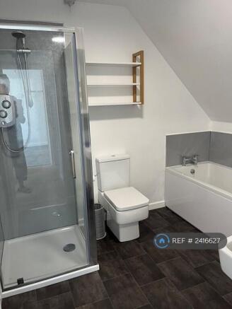 Bathroom (First Floor) With Shower, Toilet, Bath