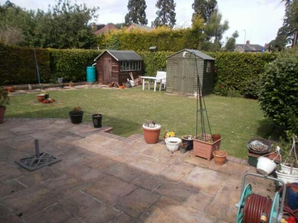 Rear garden