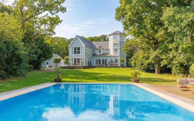 Rear Elevation and Pool