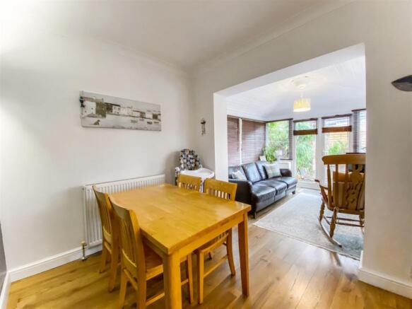 Dining off kitchen