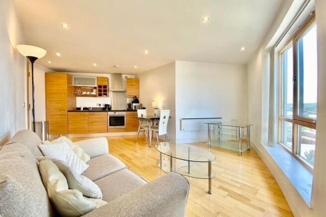 Bright open-plan living with modern finishes...