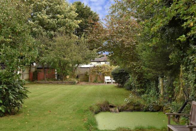 Rear garden an...
