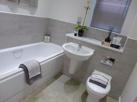 Show home bathroom