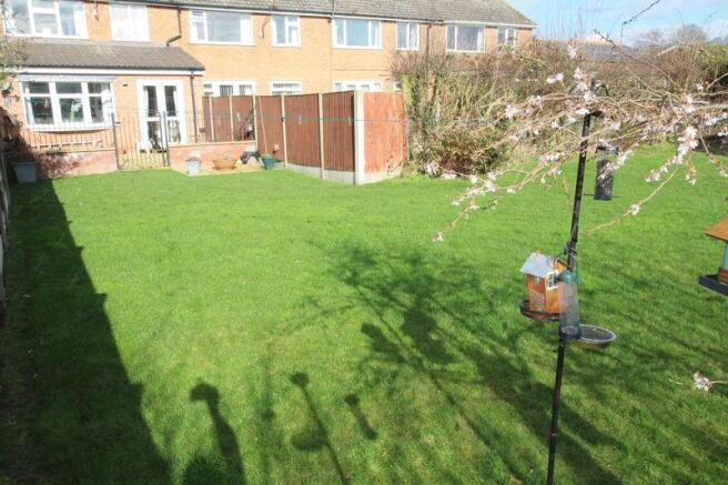 Large rear garden