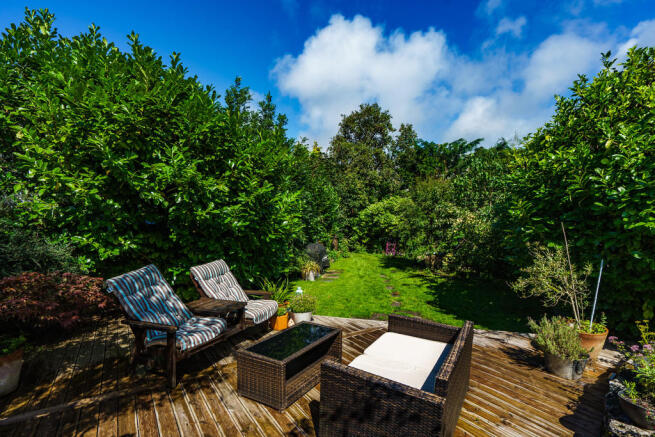 Large Wooden Deck...