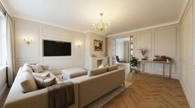 Melrose Avenue Living Room Potential