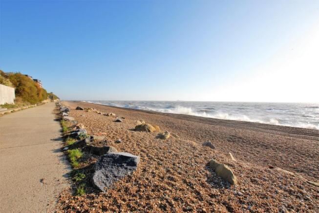 Beach to east