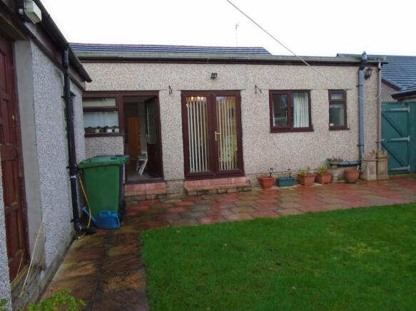 Rear of the property