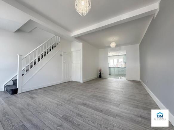 Lounge facing kitchen