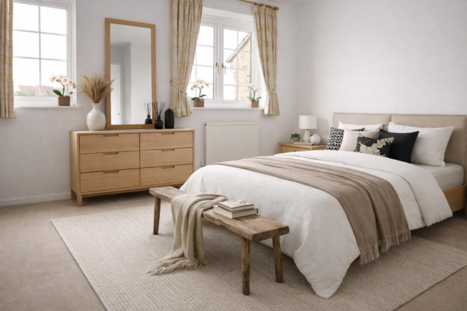 Bedroom 1 Virtually Staged