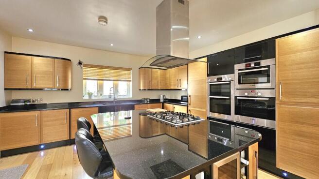 Open plan kitchen area