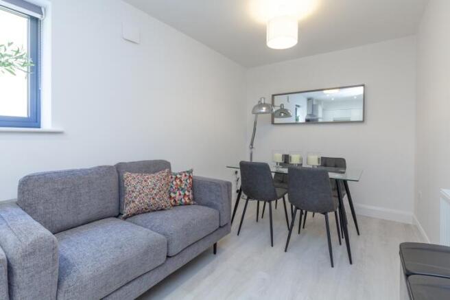 Living and dining...