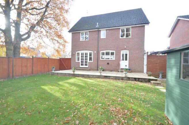 Rear of property