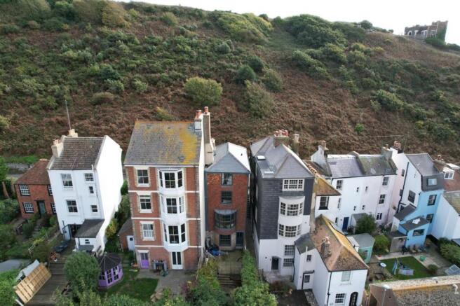 Drone photo - rear elevation