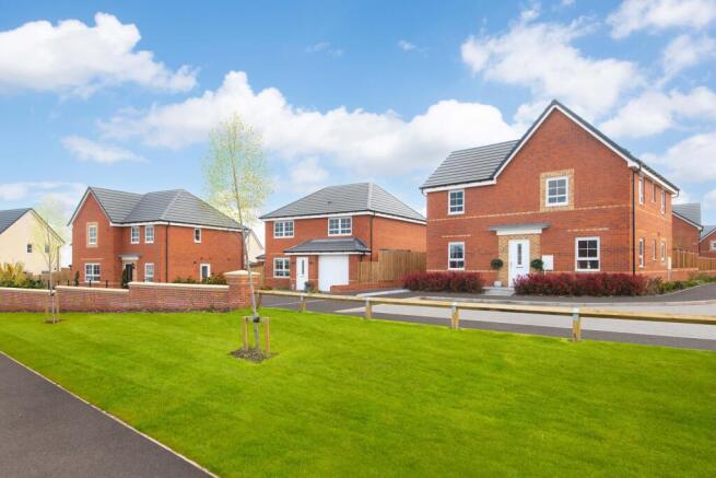 Exterior view of our 4 bed homes