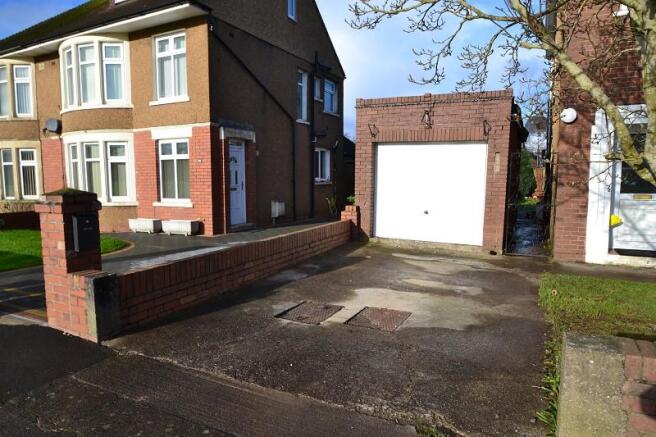 Driveway and entrance