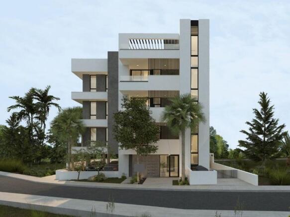 Front of Apartments