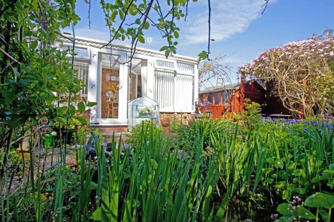 Rear of property