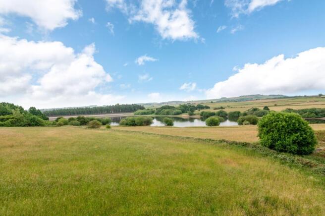VIEWS TOWARDS RESERVOIR