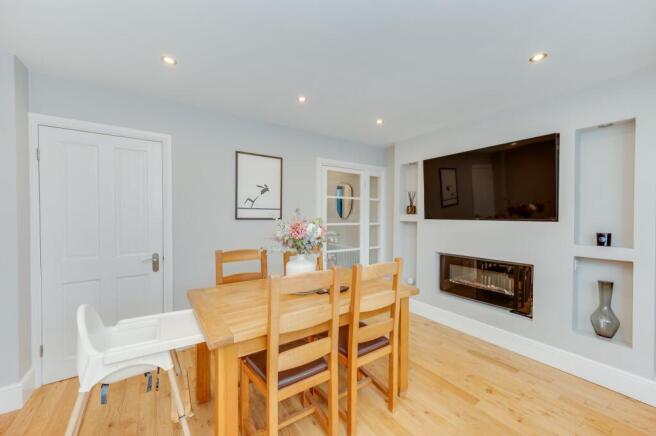 KITCHEN, DINER AND LIVING ROOM