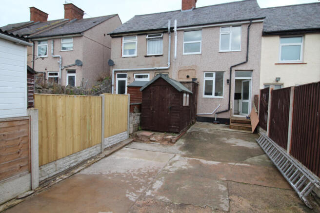 rear of property