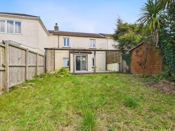 Rear garden and elevation