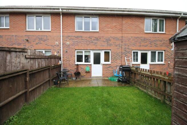 Rear of property