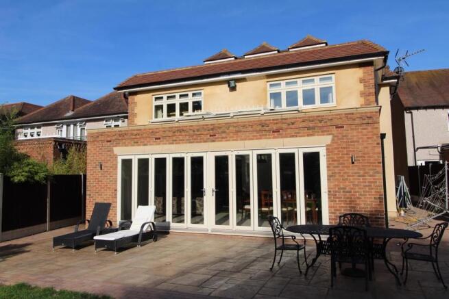 Rear of property
