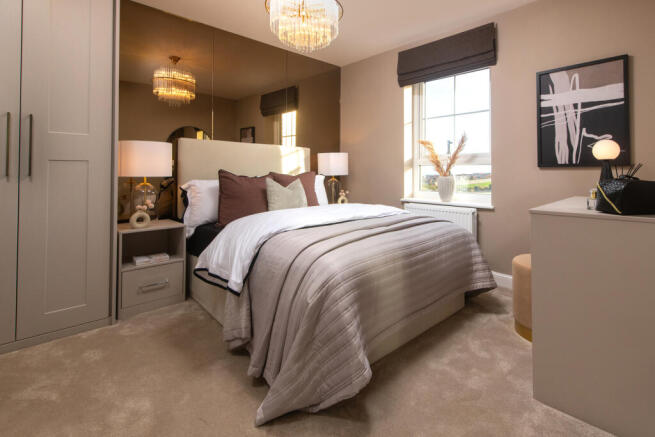 Inside view of Kingsley main bedroom