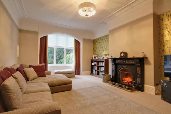Lounge with open fire