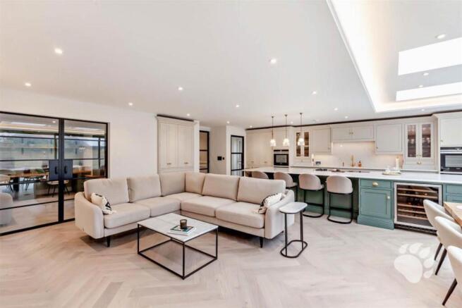 Kitchen/Living/Dining Area