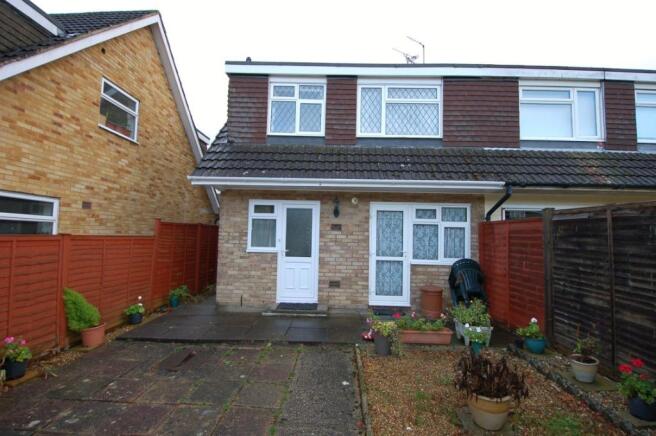 Rear of property