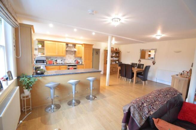 Open plan kitchen