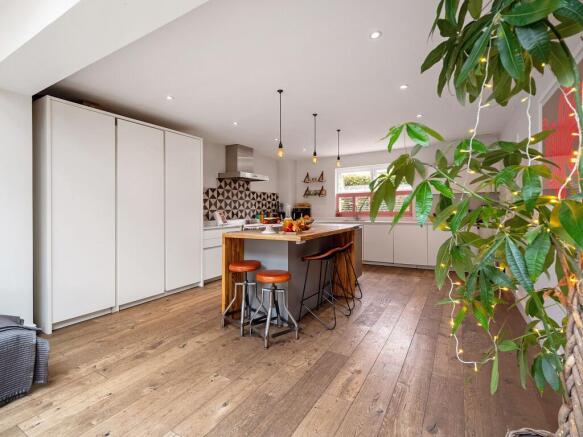 Open plan kitchen