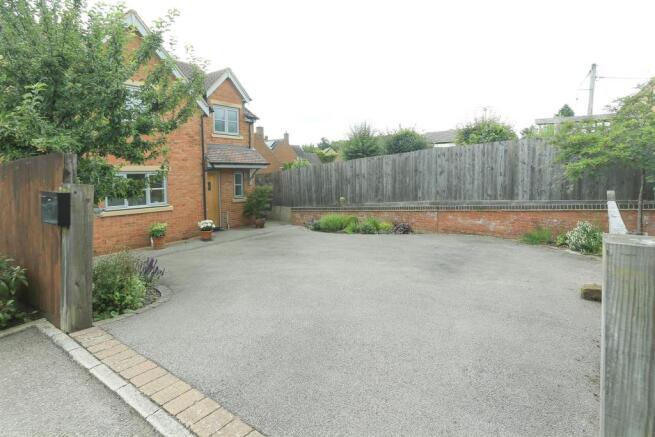 Large driveway