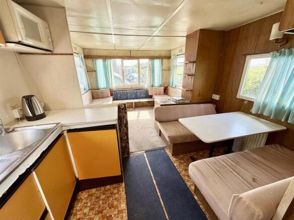 static caravan kitchen dining area