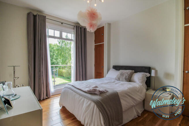 Guest bedroom with balcony