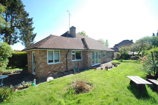 Rear of property