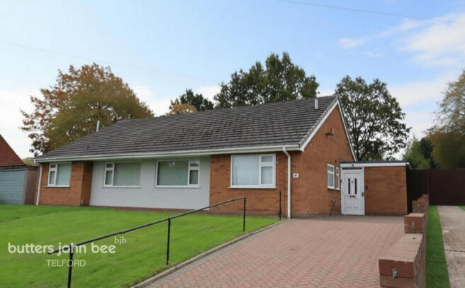 2-bed bungalow on Johnstone Close, Telford, £230,000