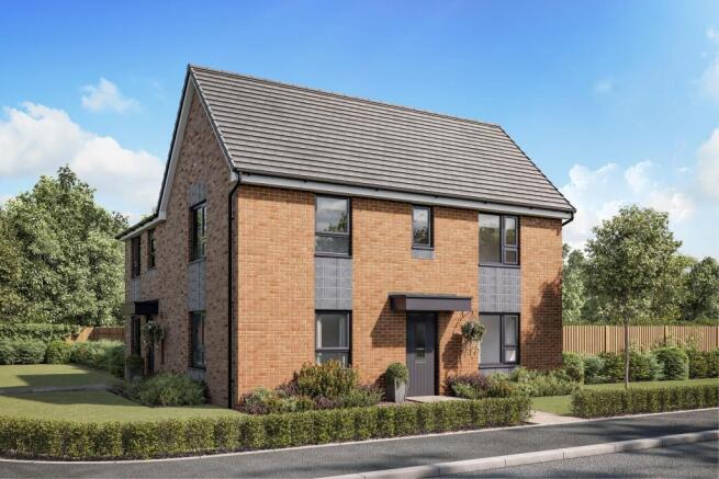 External CGI image of the Moresby semi detached at Centurion Green