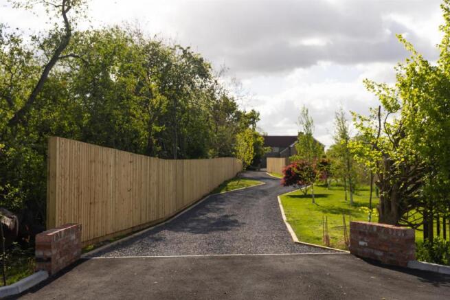 Driveway entrance