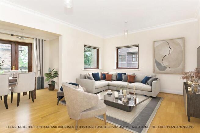 Staged Living Room