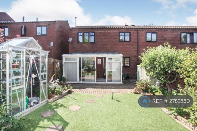 Back Garden Overlooking Consevatory