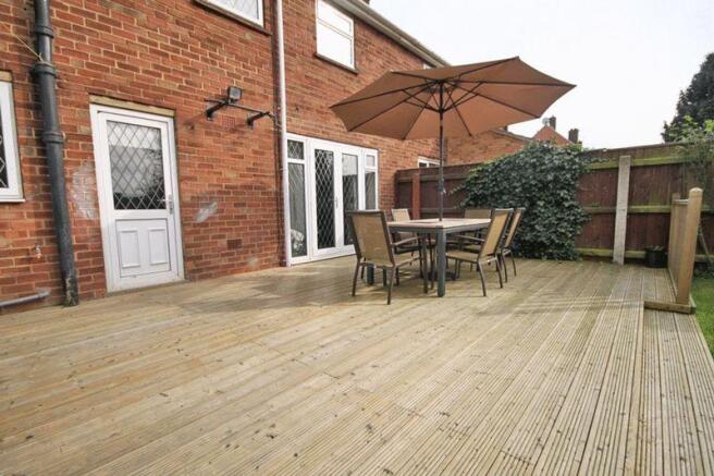 Rear decking