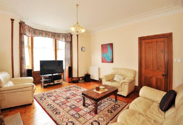 Ample living room