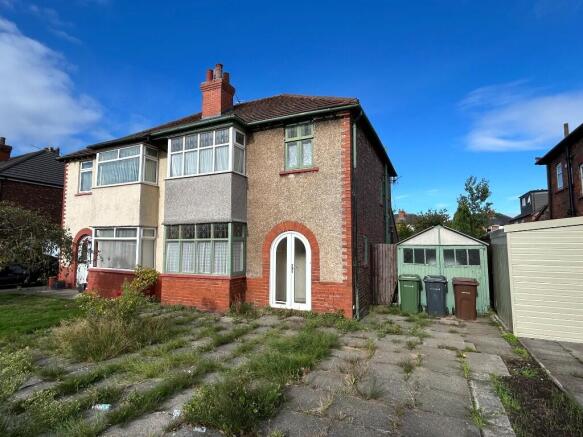 3-bed semi-detached on Sandbrook Road, Southport, Merseyside, PR8, £125,000