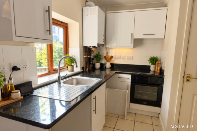 Kitchen (Ai staged)