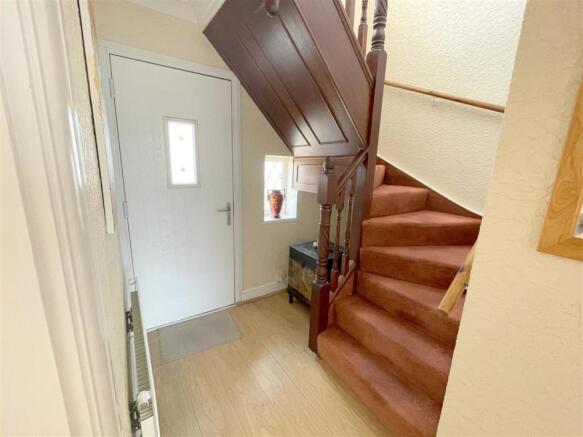 Front double glazed entrance door into: