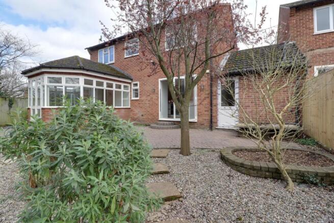 rear garden- bifolds closed